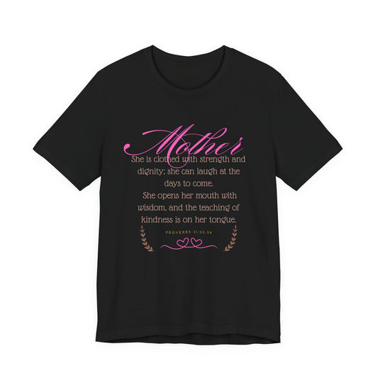 Mother's Day inspirational Jersey Short Sleeve Tee