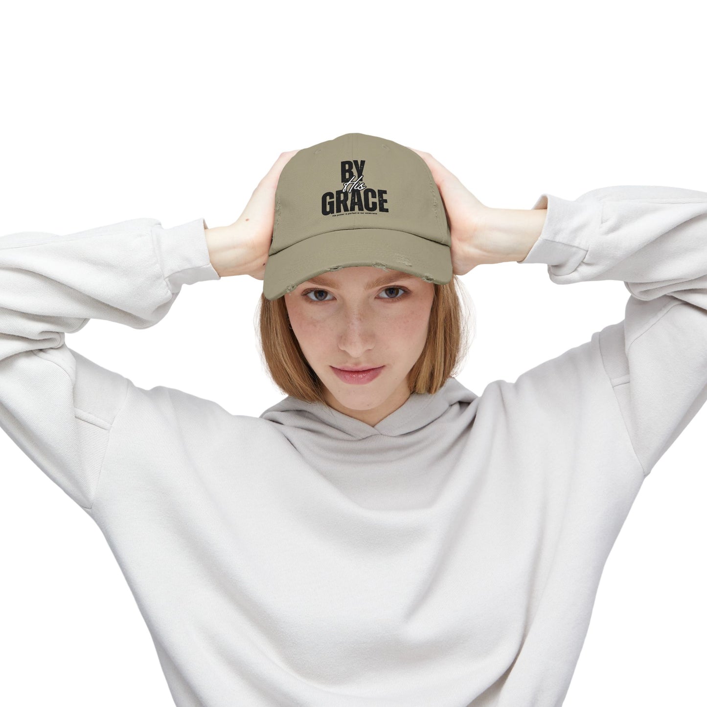 Inspirational -Unisex Distressed Cap